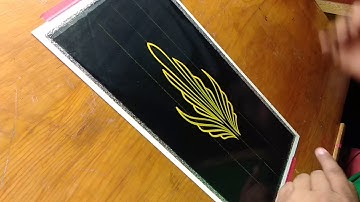 How to Pinstripe: Simple Pinstriping Design #10