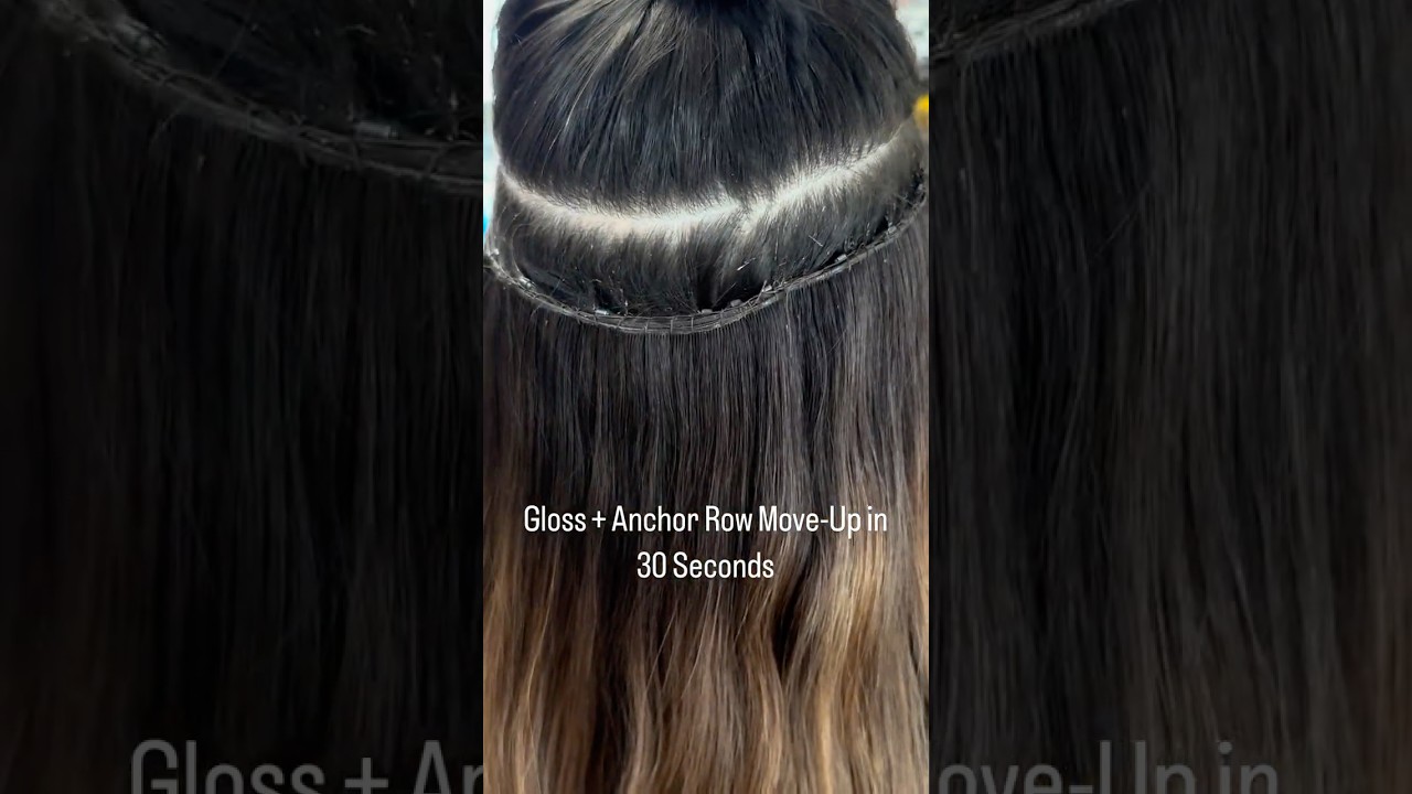 Hair Extension Move-Up in 30 Seconds Using EasiHair Pro’s Low-Tension Anchor Row Foundation