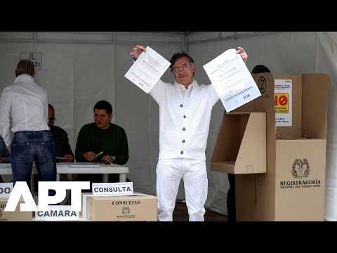 Video Colombians Head to Polls as President Gustavo Petro Casts Vote in Key Election | APT