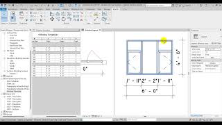 Door / Window legend in Revit