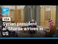 Syrian President Al Sharaa Arrives In US For Landmark White House Visit FRANCE 24 English