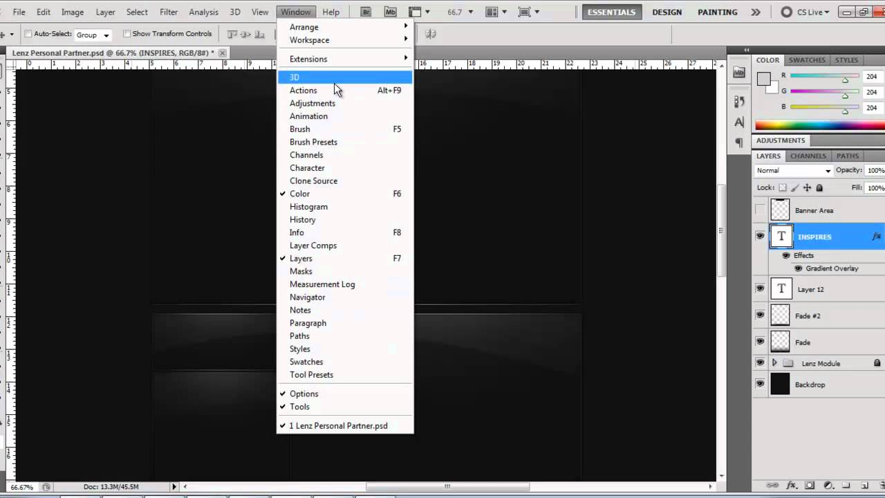 Professional 2D Text | Tutorial | By InspiresMyDesires