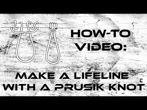 How To: Machen Sie eine Rettungsleine mit einem Prusikknoten