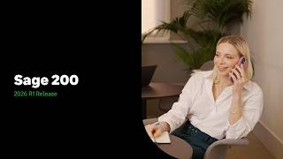 Information Sage 200 UK - 2026 R1 New Features Training Update