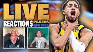 STUNNING | Live reactions as the Knicks choke against the Pacers