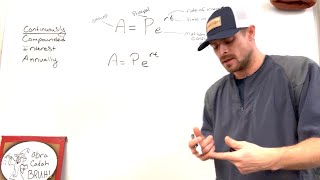 Continuously Compounding Interest PERT Formula Information