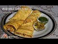 Vegetable Cheela Rolls | Vegetable Wraps | Vegan & Gluten-free Waps Recipe by Manjula