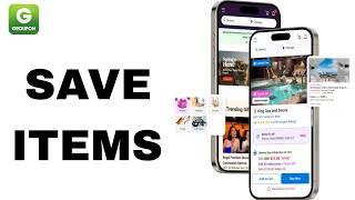 How To Save Items On Groupon App | Step By Step