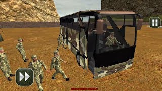 Army Bus Driving 2017 - Military Coach Transporter- Android GamePlay FHD screenshot 4
