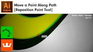 Move a Point Along Path [Reposition Point Tool] in Illustrator | VectorScribe