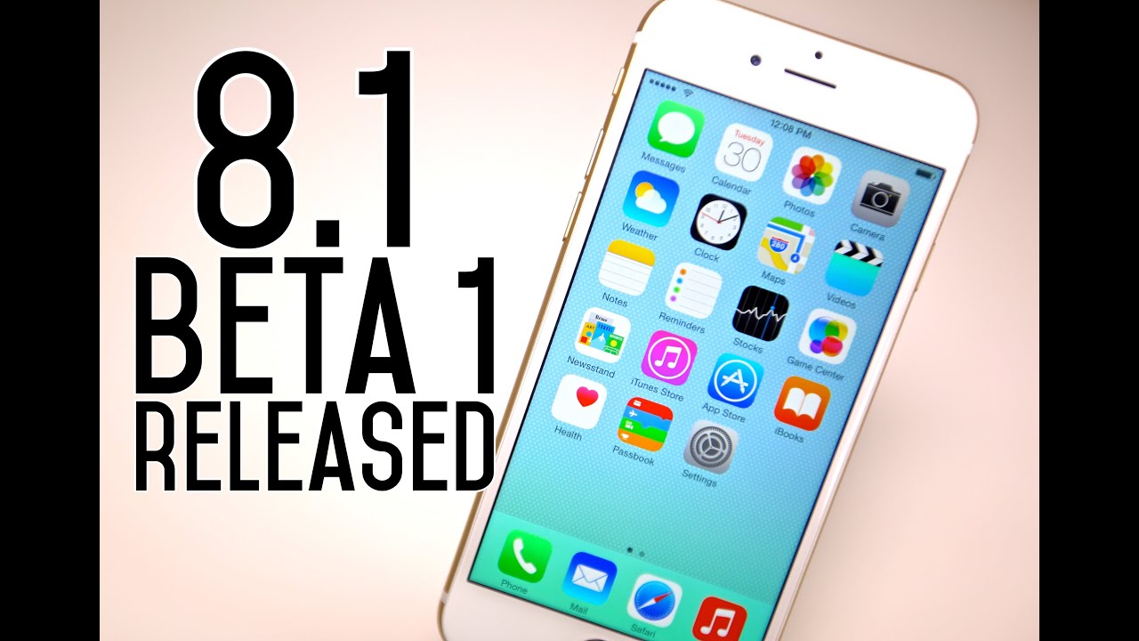 iOS 8.1 Beta 1 Released! See What's New