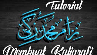 TUTORIAL MEMBUAT KALIGRAFI DIGITAL DENGAN MENGGUNAKAN HANDPHONE!!! screenshot 5