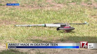 Arrest made in deadly shooting of teenager in Wilson.