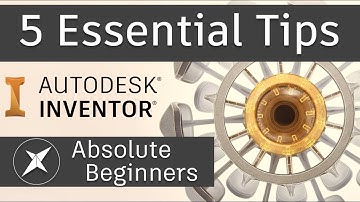 5 essentiële tips voor BEGINNENDE Autodesk Inventor-gebruikers!