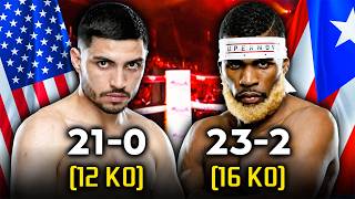 Andres Cortes (USA) vs Abraham Nova (Puerto Rico) | Full Fight Highlights