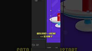 Using CC Bend It in After Effects #shorts #aftereffectstutorial