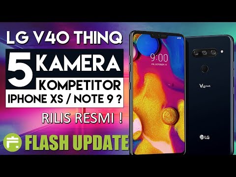 13Jutaan!! LG V40 ThinQ INDONESIA / Flagship 5 Camera / Harga & Spesifikasi Resmi #FlashUpdate