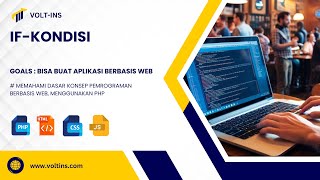 3. Logika IF - Kondisi | Tutorial Membuat Aplikasi Web