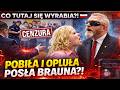 Szokujące sceny w sądzie! Sprawa kobiety oskarżanej o atak na posła Brauna ✊
