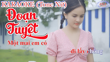 Karaoke | Đoạn Tuyệt (Phượng Linh) | Tone nữ | MILA Entertainment Beat gốc chuẩn hát cực hay