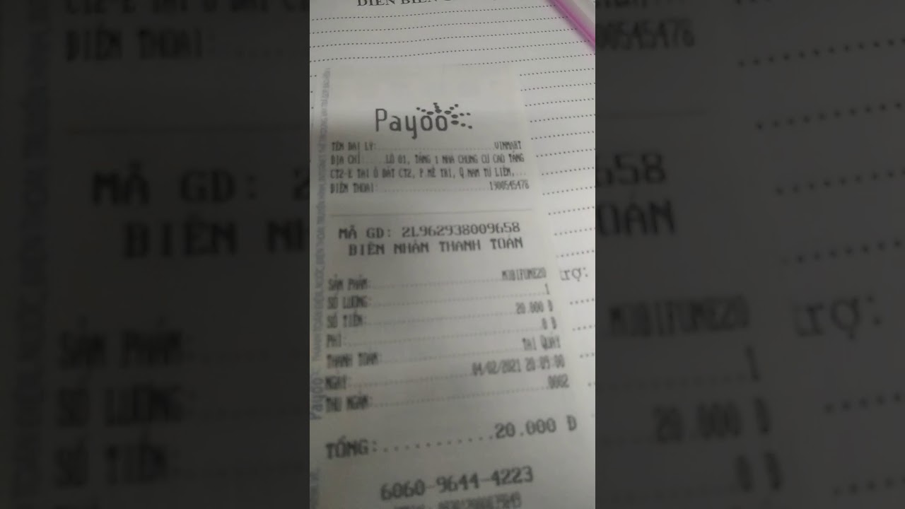 hướng dẫn nạp thẻ Payoo đơn giản