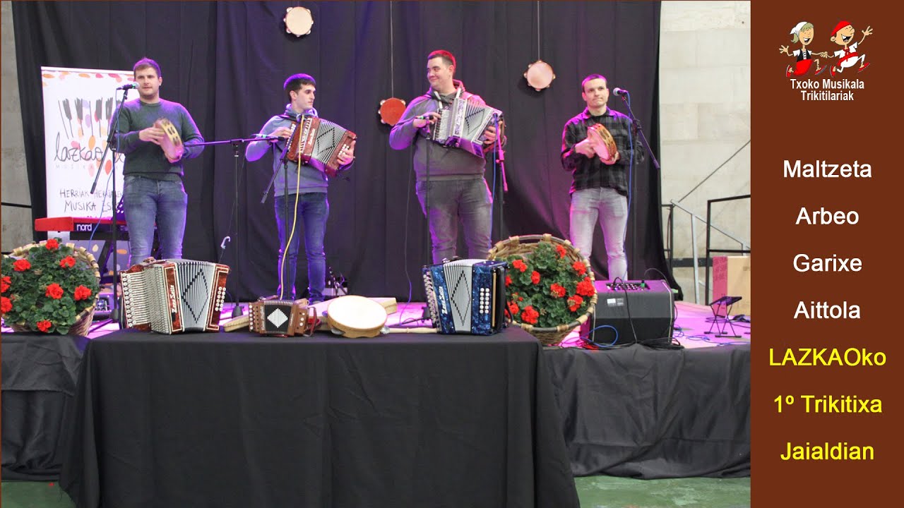 202403020203 Arbeo, Garixe, Maltzeta eta Aittola Trikitilariak Lazkaon, 1.  Trikitixa Jaialdian