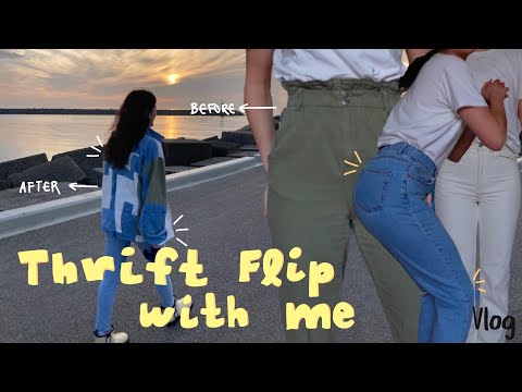 Transforming Thrifted Finds into Fashion Gold // DIY Upcycling with Nuria | VLOG