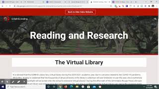 COVID-19 Paper - Evaluating Your Resources/Evidence