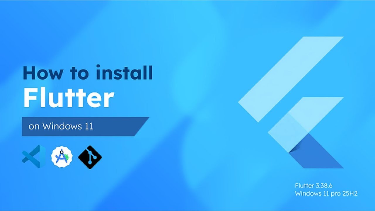 Встановлення Flutter на Windows 11 (2026) - YouTube