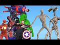 Superheroes VS SCP 096 VS Siren Head 