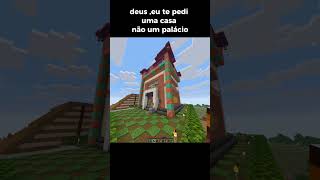 era só uma casa #minecraft #minecraftrealistic #minecraftbeauty #memes