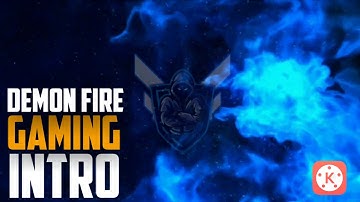 How To Make Flame Demon Intro || Logo Intro || FREE Template || Gaming Intro ||KineMaster Tutorial