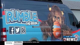OKC Thunder mascot visits Temple Elementary School