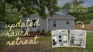 Greer SC Home for Sale | Updated 3 Bedroom Ranch with New Roof + Flexible Living Space