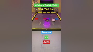 Rotator vs Duck  🦆Send The Bill🦆  Hexbug Battlebots  #hexbugbattlebots #hexbugvideos #battlebots