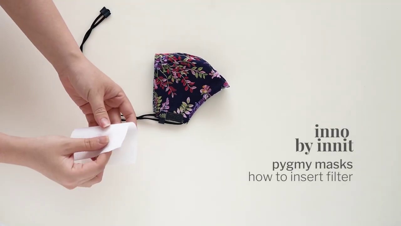 [inno by innit] How to add a filter to your pygmy mask - YouTube