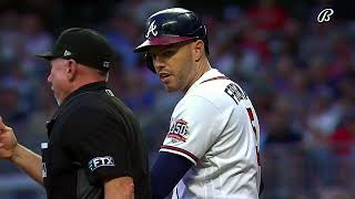 Nolin Ejected After Throwing Intentionally At Freddie Freeman