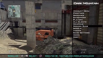 [PS3/MW3] Dark Mountain v1 Mod Menu