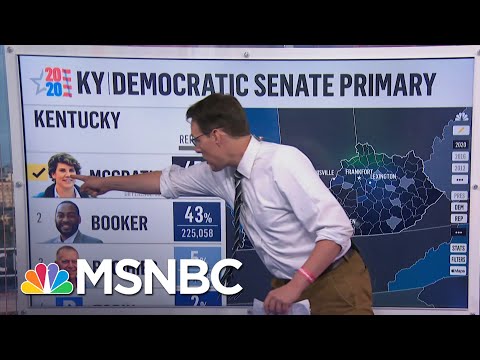 Amy McGrath Wins Kentucky Senate Democratic Primary, NBC News Projects | Andrea Mitchell | MSNBC