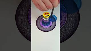 Turnig Simple shapes into Art #asmr #art #satisfying