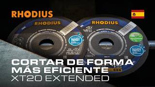 Corta más eficientemente el acero con el disco de corte extrafino RHODIUS XT20 EXTENDED