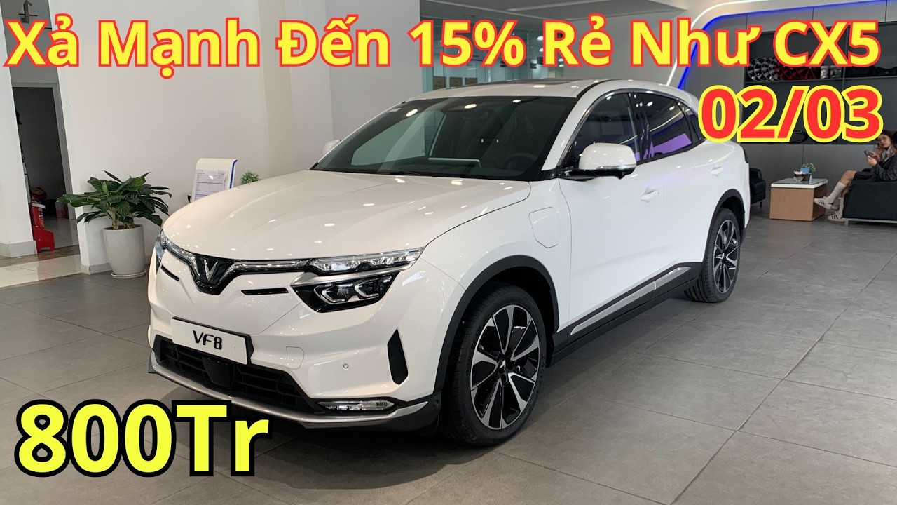 ✅Giá Khuyến Mại Vinfast VF8 Tháng 3. Xả mạnh Đến 15% Rẻ Như CX5, Terri, Lăn Bánh Mới  | Xegiatot24h