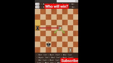 Who will win? | Rooks Attack | #chess #chesscom #gaming #checkmate #game #chessgame #games #gameplay