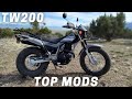 2021 TW200 Top Mods