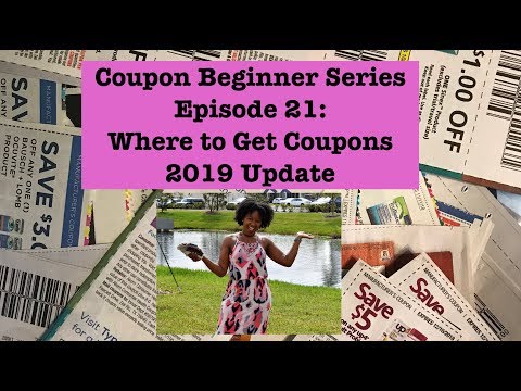 Coupon Beginner Series Ep 21: Extreme Couponing|Where to Get Coupons| Update 2019