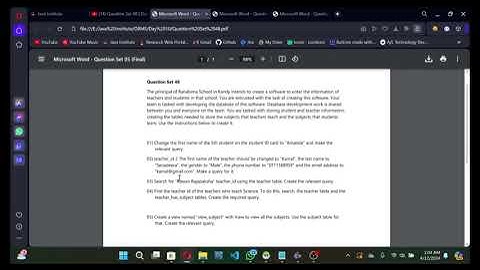 Task 48 |  Database Management System | 1st Year | Java Institute | Hiranya Semindi
