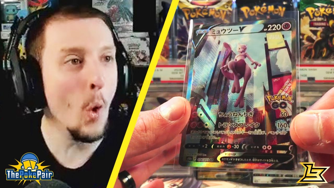 TCG Pokemon GO x Pokemon Card Game - #74 Mewtwo V