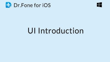 Dr.Fone for iOS: User Interface Overview