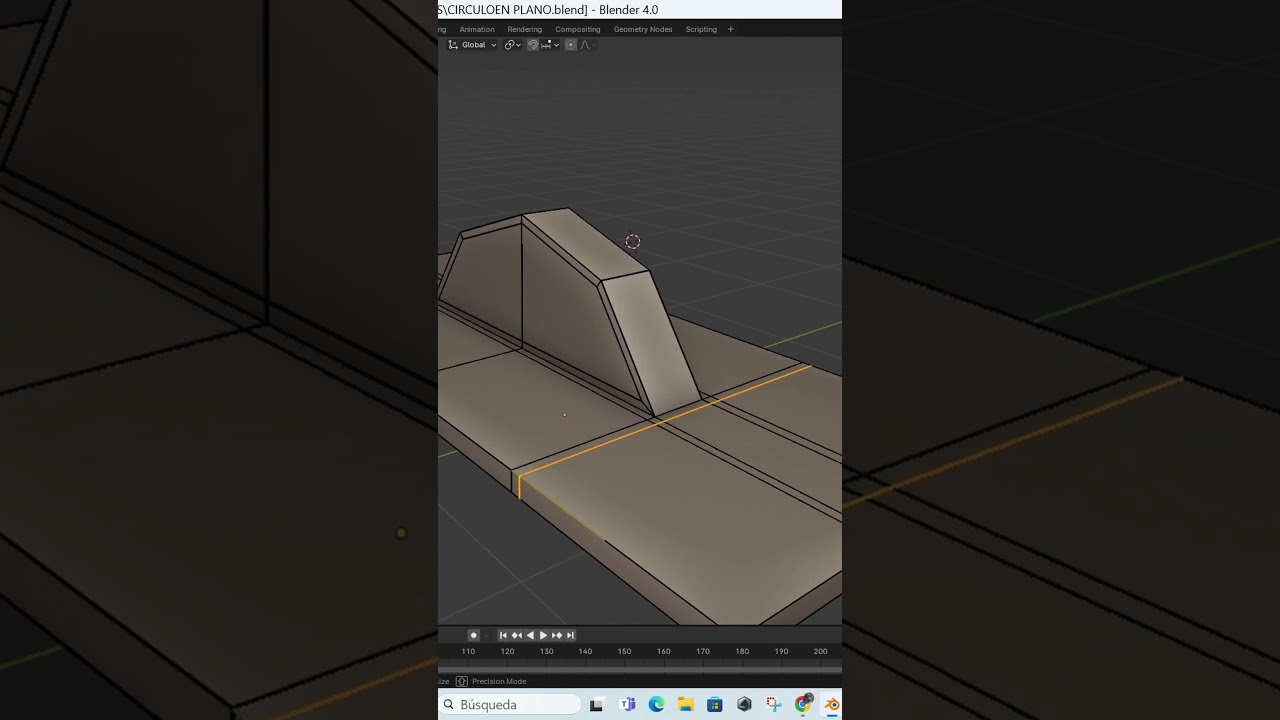 Me enfrento a una pieza interesante, modelado para principiantes 3d 
