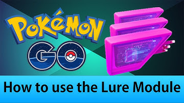 Guide on how to use the Lure module on pokemon GO